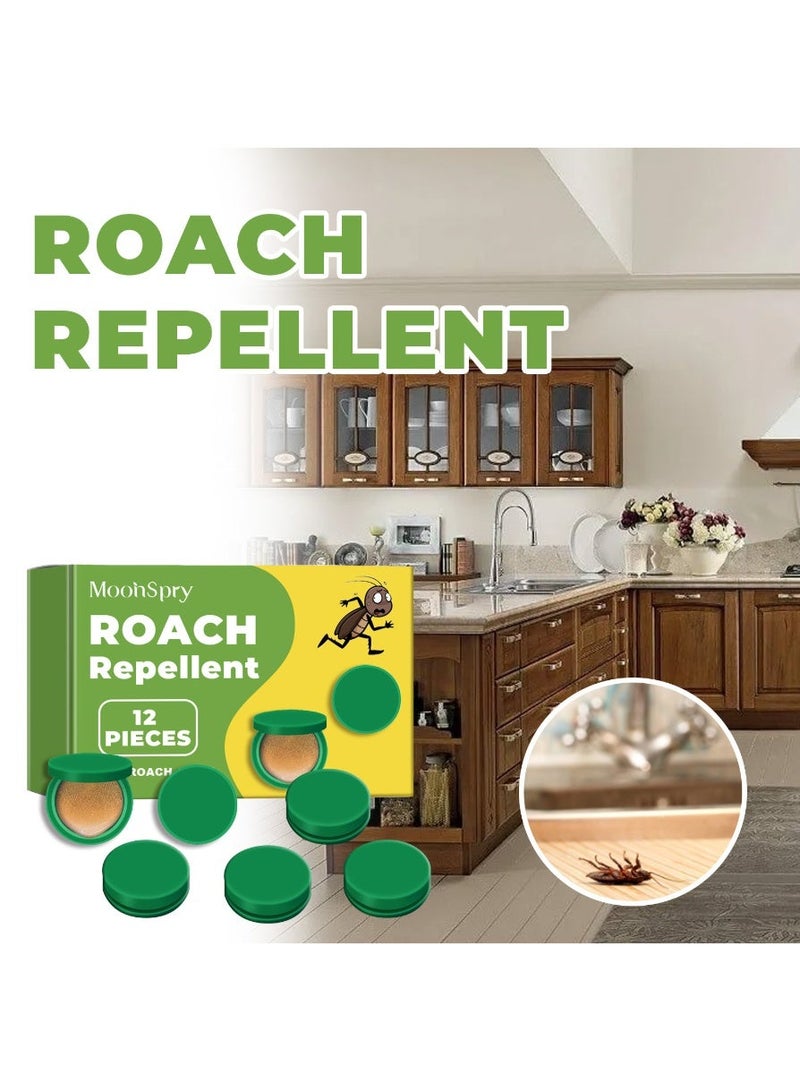 MOONSPRY Cockroach killer Stickers 12 pcs Roach Repellent Pesticides - Image 2